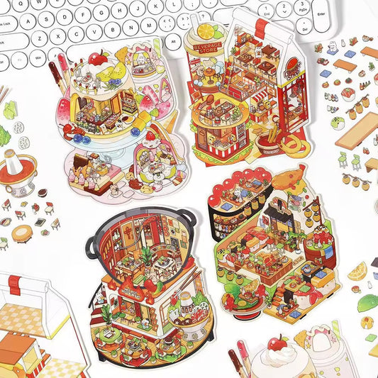 ✨ 3Dシールアート - 4種類から選べる!(入門編)