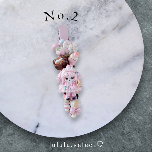 `デコヘアピン♡ハンドメイド